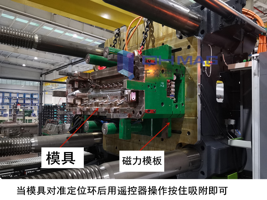 注塑機換模磁力模板，千豪