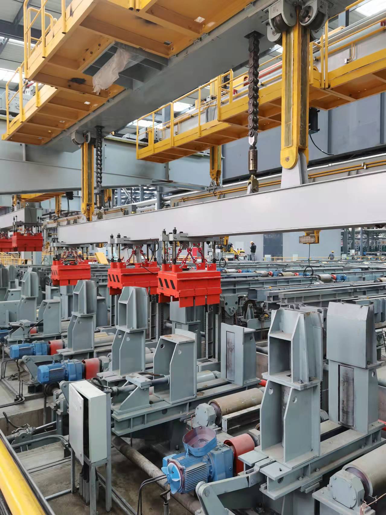 千豪吊型材，鋼軌自動化生產線用電永磁鐵吊具