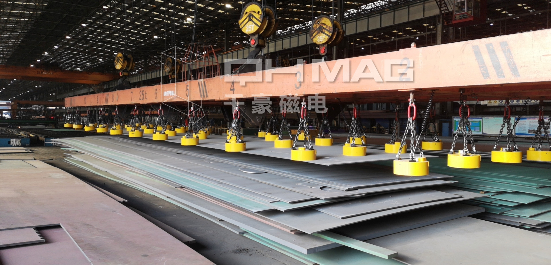 千豪起重電永磁鐵在造船業應用